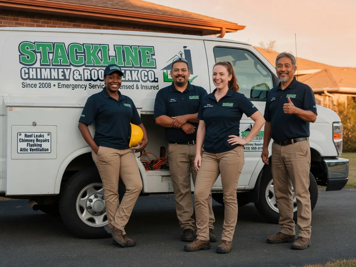 Chimney flashing repair company in Shawnee, OK